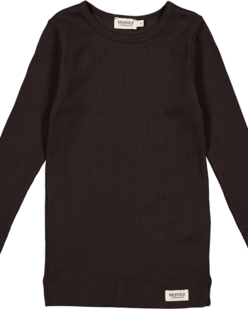 Plain Tee LS Modal D Chocolate
