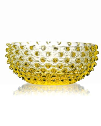 Hobnail Tapas skål 17 cm Citron