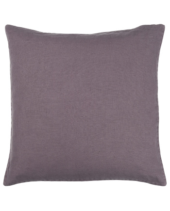 Putetrekk lin lilla 50x50