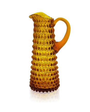 Eiffel Hobnail Jug 1L Amber